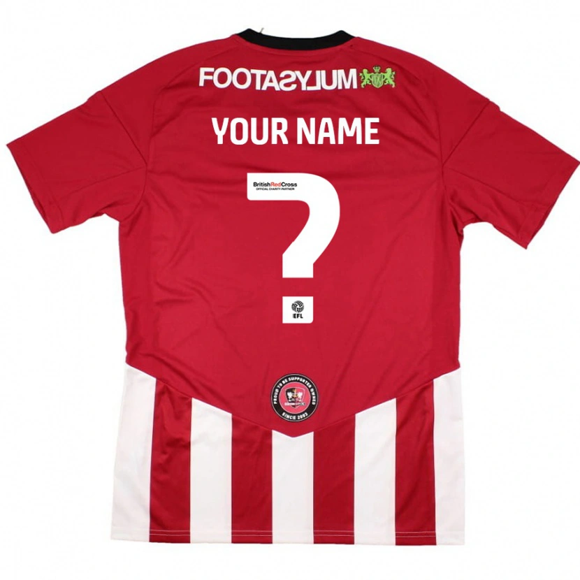 Danxen Kid Your Name #0 Red White Home Jersey 2024/25 T-Shirt