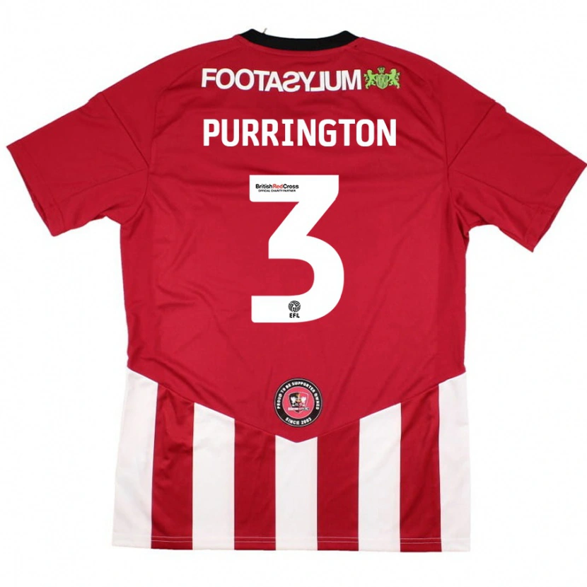 Danxen Kid Ben Purrington #3 Red White Home Jersey 2024/25 T-Shirt