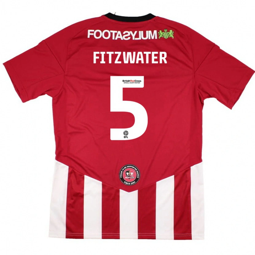 Danxen Kid Jack Fitzwater #5 Red White Home Jersey 2024/25 T-Shirt