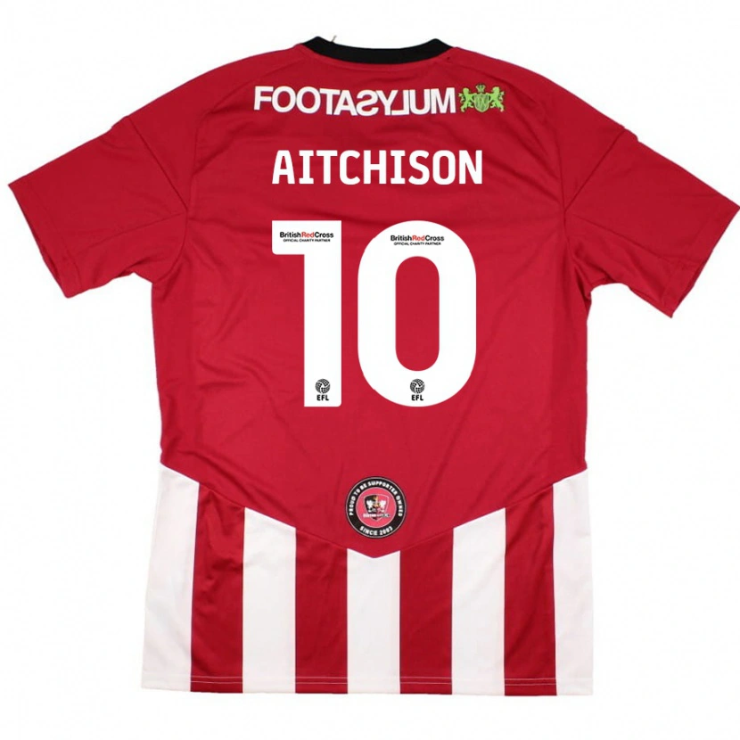 Danxen Kid Jack Aitchison #10 Red White Home Jersey 2024/25 T-Shirt