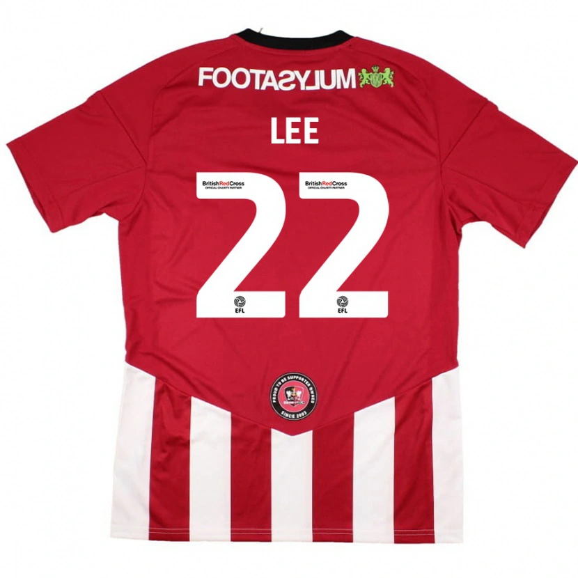 Danxen Kid Harry Lee #22 Red White Home Jersey 2024/25 T-Shirt