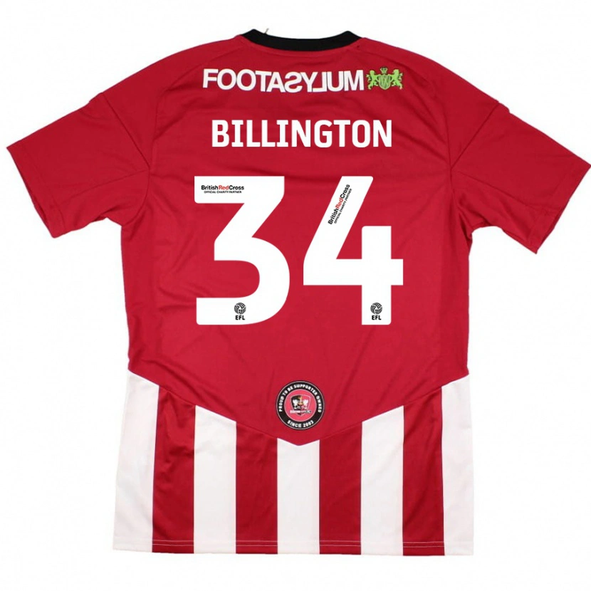 Danxen Kid Gabe Billington #34 Red White Home Jersey 2024/25 T-Shirt