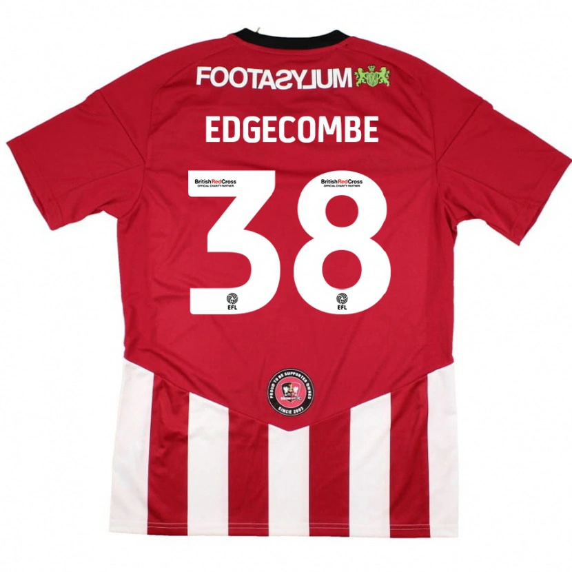 Danxen Kid Max Edgecombe #38 Red White Home Jersey 2024/25 T-Shirt