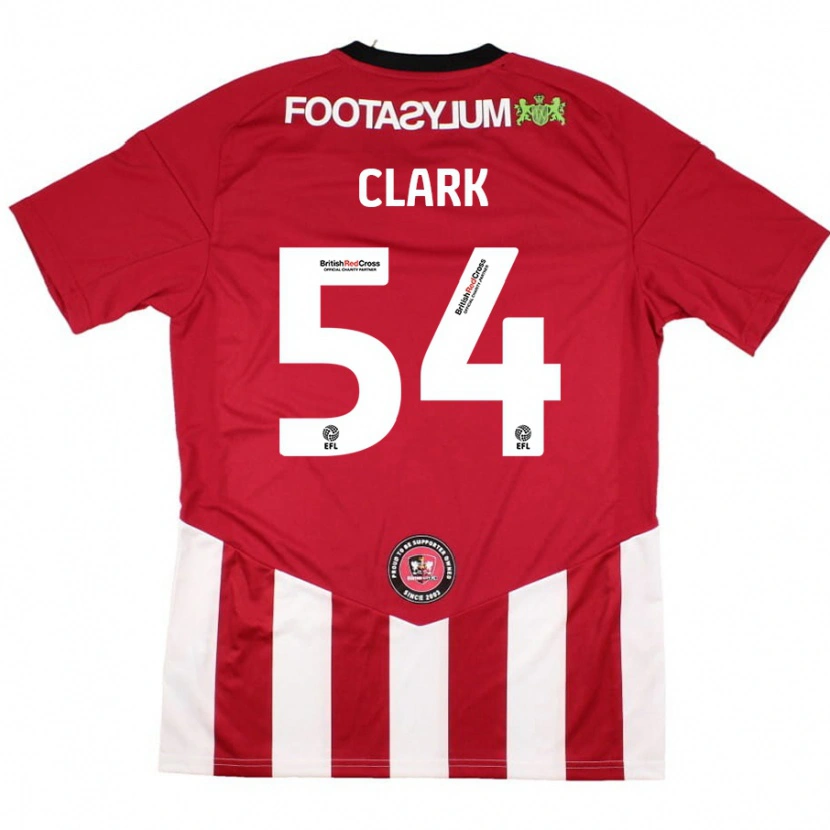 Danxen Kid Max Clark #54 Red White Home Jersey 2024/25 T-Shirt