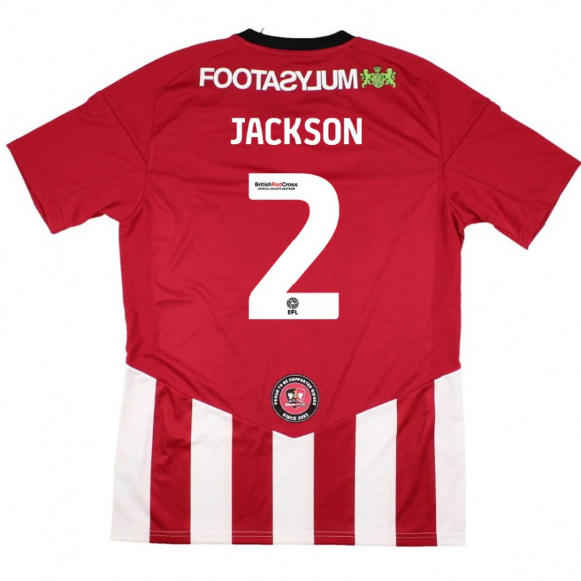 Danxen Kid Bow Jackson #2 Red White Home Jersey 2024/25 T-Shirt