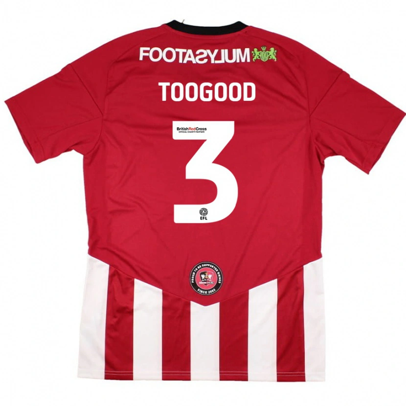 Danxen Kid Emily Toogood #3 Red White Home Jersey 2024/25 T-Shirt