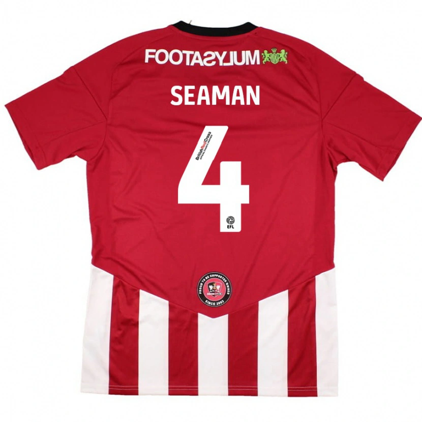 Danxen Kid Jaydee Seaman #4 Red White Home Jersey 2024/25 T-Shirt