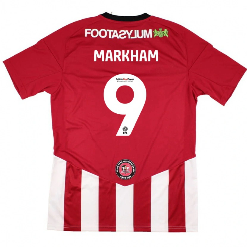 Danxen Kid Jenna Markham #9 Red White Home Jersey 2024/25 T-Shirt