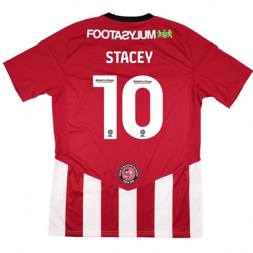 Danxen Kid Sarah Stacey #10 Red White Home Jersey 2024/25 T-Shirt