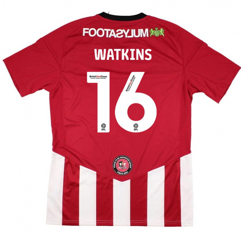 Danxen Kid Zoe Watkins #16 Red White Home Jersey 2024/25 T-Shirt