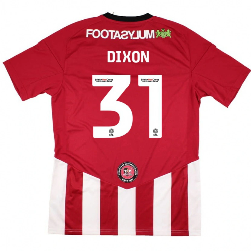 Danxen Kid Ellen Dixon #31 Red White Home Jersey 2024/25 T-Shirt