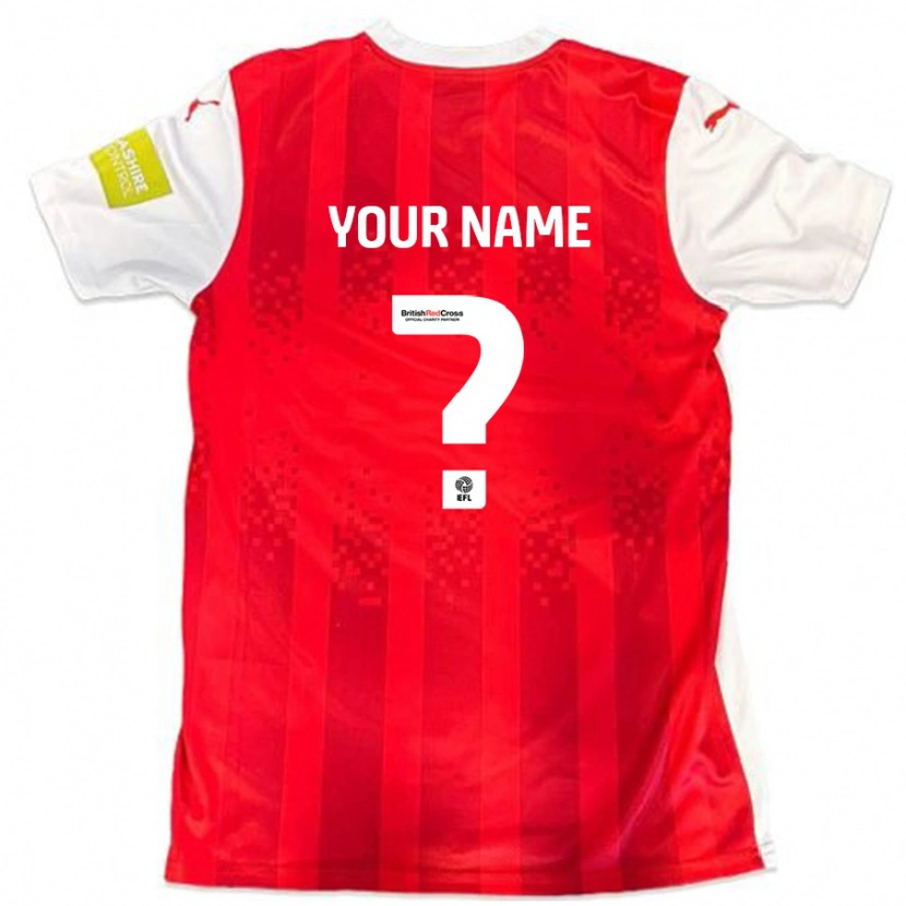 Danxen Kid Your Name #0 Red White Home Jersey 2024/25 T-Shirt