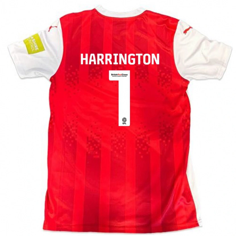 Danxen Kid David Harrington #1 Red White Home Jersey 2024/25 T-Shirt