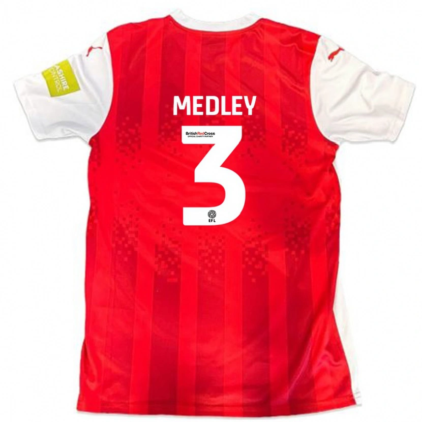 Danxen Kid Zech Medley #3 Red White Home Jersey 2024/25 T-Shirt