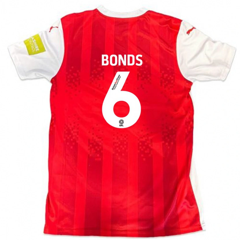 Danxen Kid Elliot Bonds #6 Red White Home Jersey 2024/25 T-Shirt