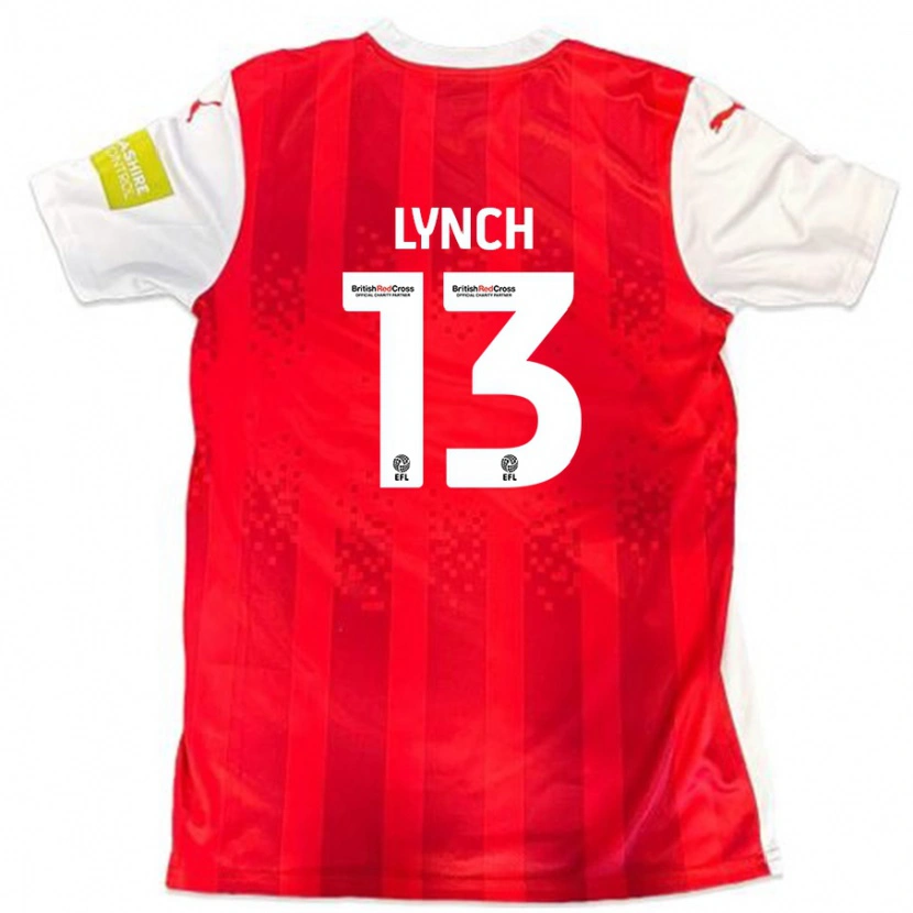 Danxen Kid Jay Lynch #13 Red White Home Jersey 2024/25 T-Shirt