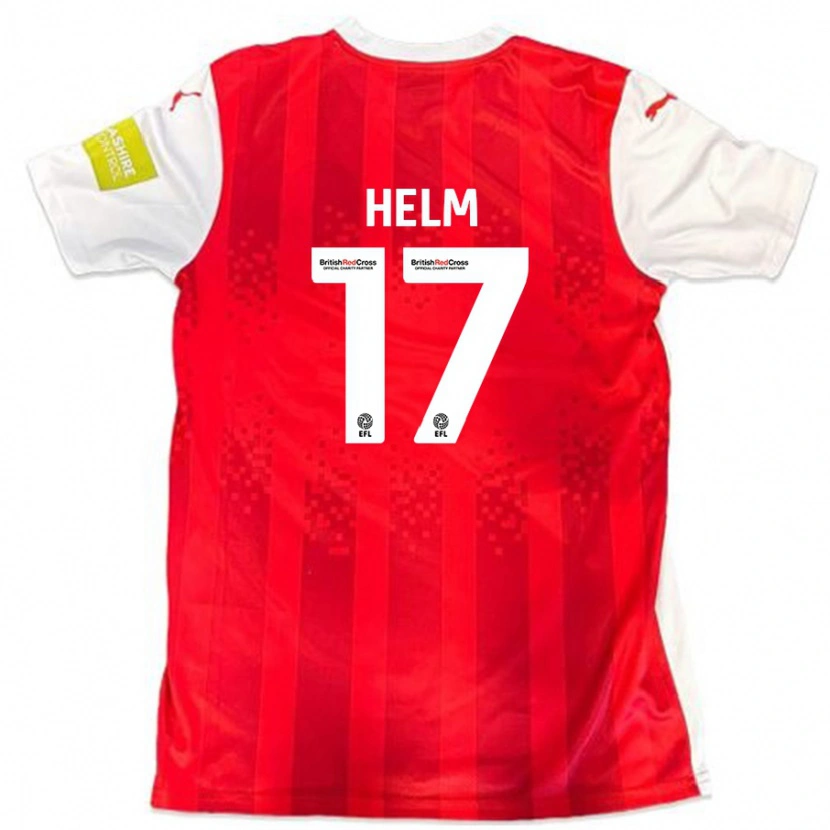 Danxen Kid Mark Helm #17 Red White Home Jersey 2024/25 T-Shirt