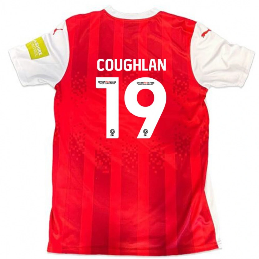 Danxen Kid Ronan Coughlan #19 Red White Home Jersey 2024/25 T-Shirt