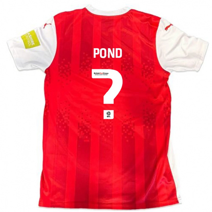 Danxen Kid Nathan Pond #0 Red White Home Jersey 2024/25 T-Shirt