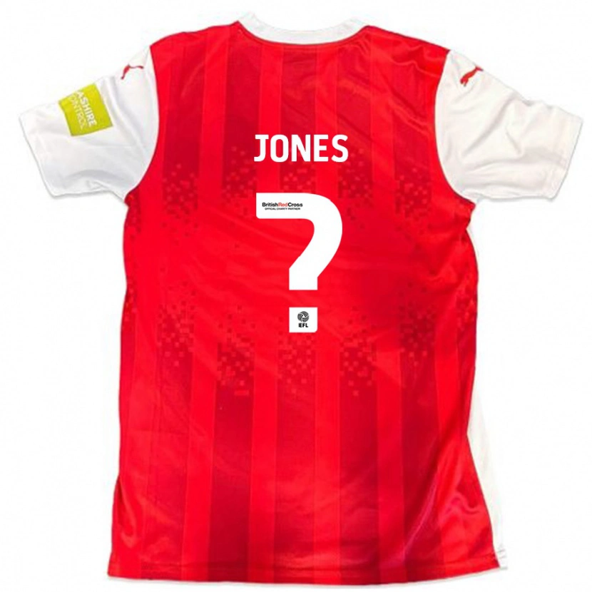 Danxen Kid Billy Jones #0 Red White Home Jersey 2024/25 T-Shirt