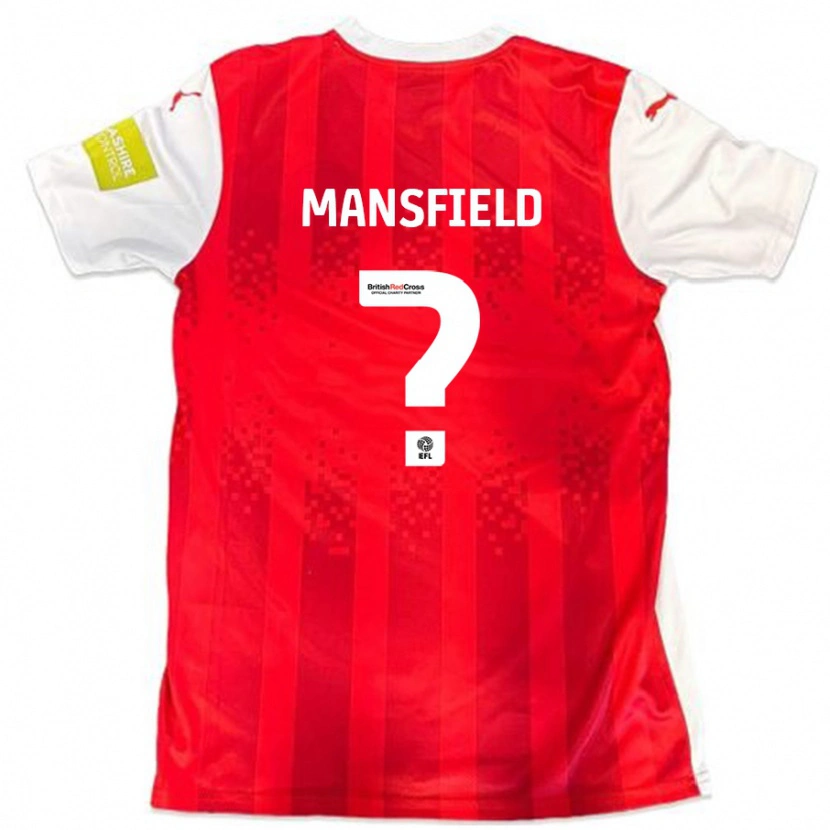 Danxen Kid Ronan Mansfield #0 Red White Home Jersey 2024/25 T-Shirt