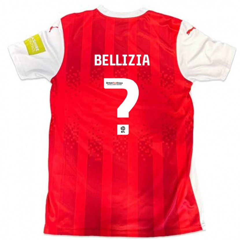 Danxen Kid Oliver Bellizia #0 Red White Home Jersey 2024/25 T-Shirt