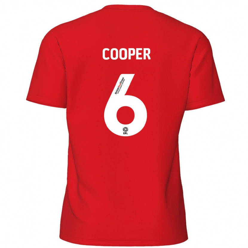 Danxen Kid Brandon Cooper #6 Red Home Jersey 2024/25 T-Shirt