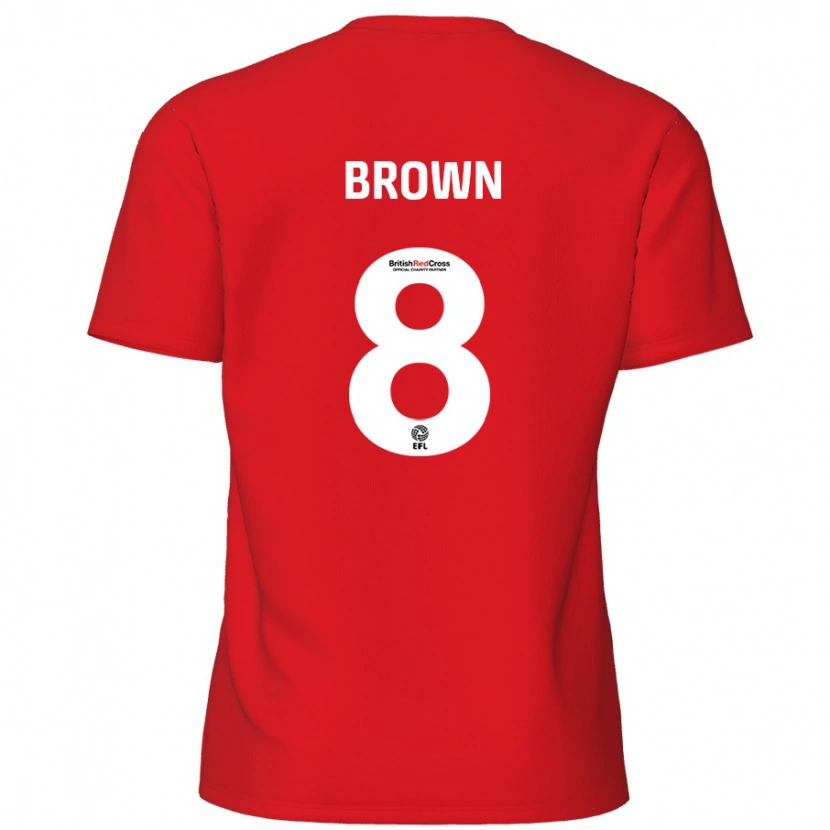 Danxen Kid Jordan Brown #8 Red Home Jersey 2024/25 T-Shirt