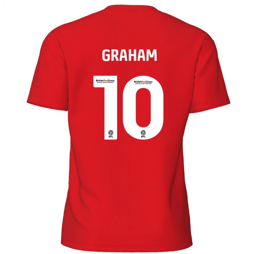 Danxen Kid Jordan Graham #10 Red Home Jersey 2024/25 T-Shirt