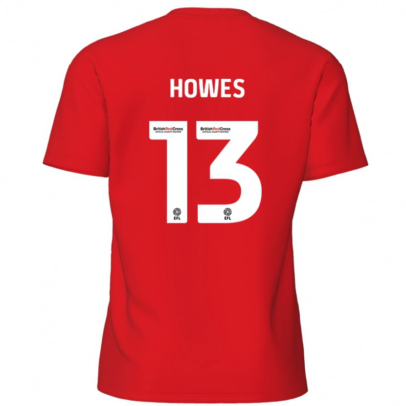 Danxen Kid Sam Howes #13 Red Home Jersey 2024/25 T-Shirt