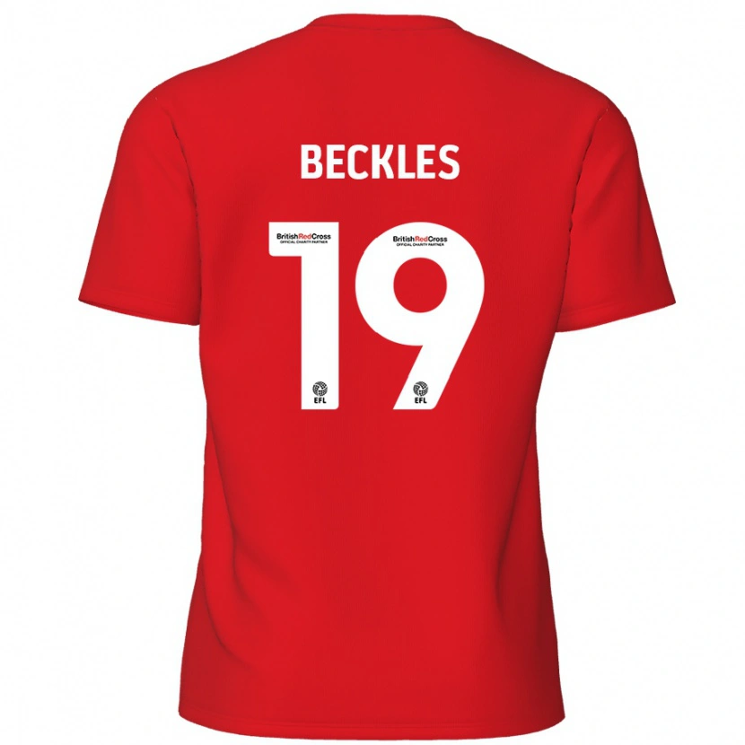 Danxen Kid Omar Beckles #19 Red Home Jersey 2024/25 T-Shirt