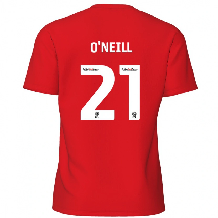 Danxen Kid Ollie O'neill #21 Red Home Jersey 2024/25 T-Shirt