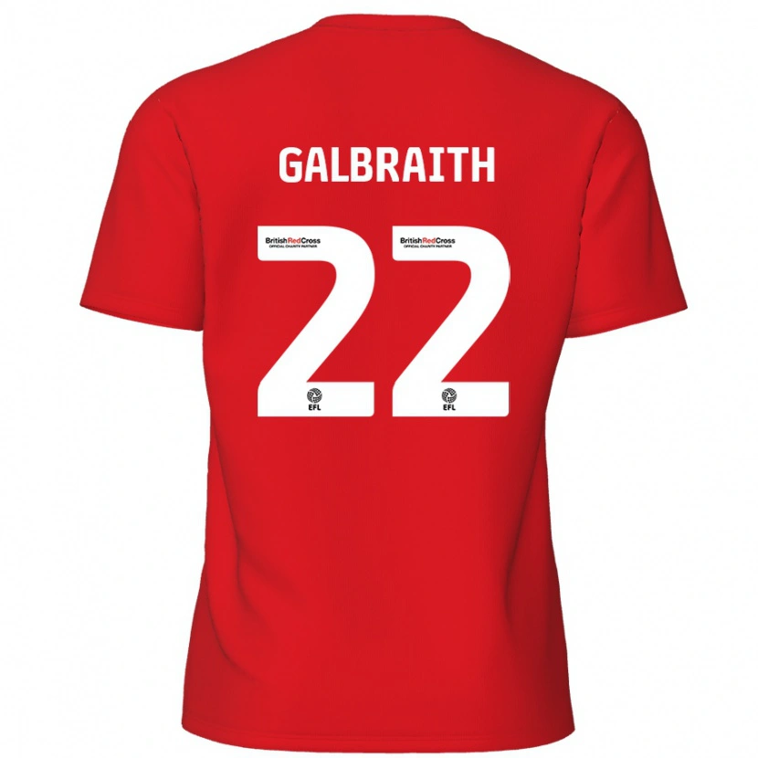 Danxen Kid Ethan Galbraith #22 Red Home Jersey 2024/25 T-Shirt