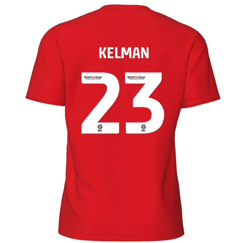 Danxen Kid Charlie Kelman #23 Red Home Jersey 2024/25 T-Shirt