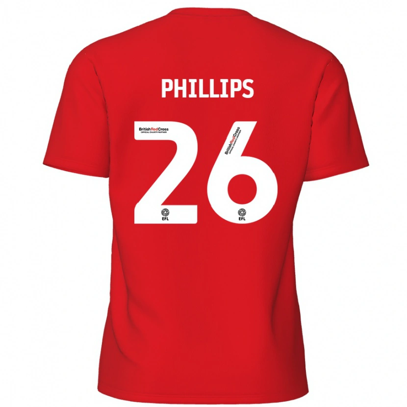 Danxen Kid Noah Phillips #26 Red Home Jersey 2024/25 T-Shirt