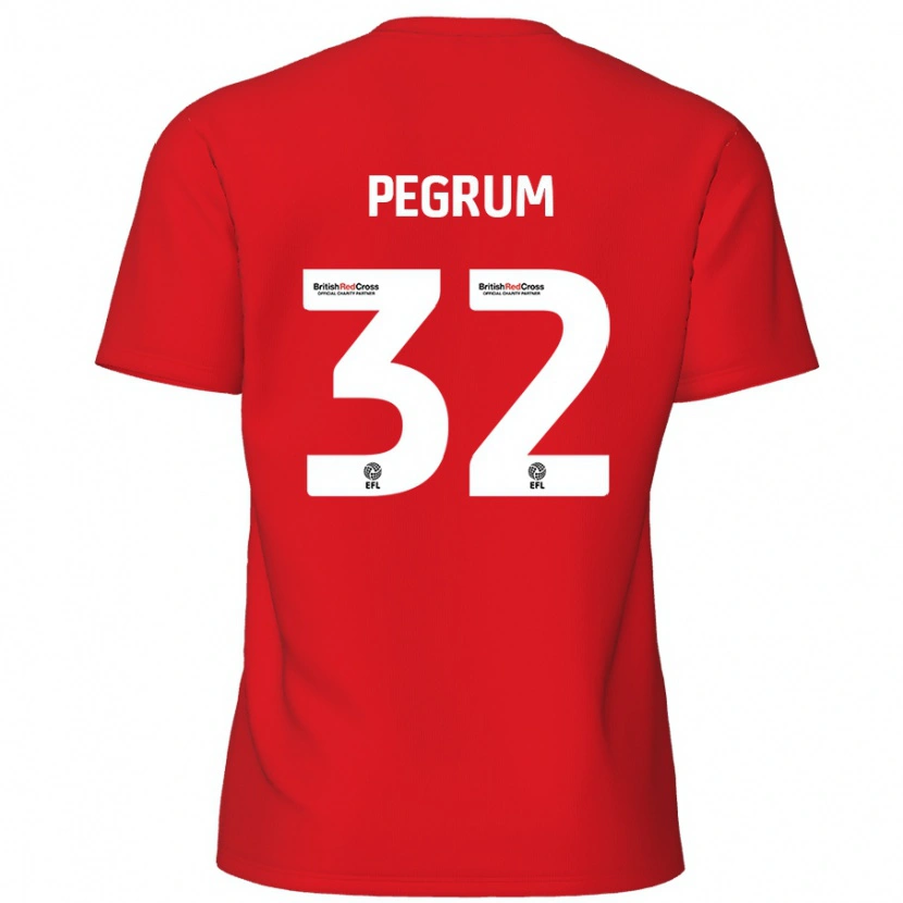 Danxen Kid Charlie Pegrum #32 Red Home Jersey 2024/25 T-Shirt