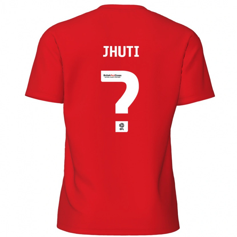 Danxen Kid Reece Jhuti #0 Red Home Jersey 2024/25 T-Shirt