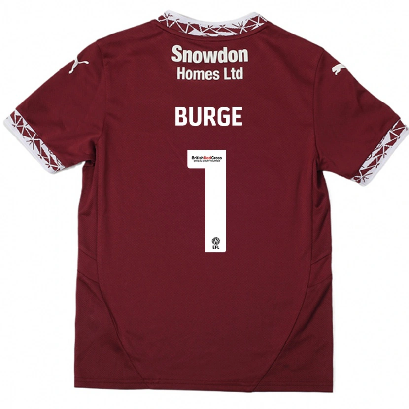 Danxen Kid Lee Burge #1 Burgundy Home Jersey 2024/25 T-Shirt