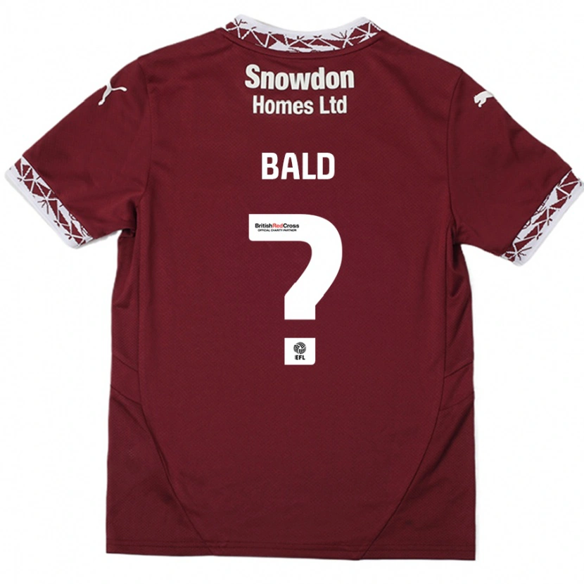 Danxen Kid Marcus Bald #0 Burgundy Home Jersey 2024/25 T-Shirt