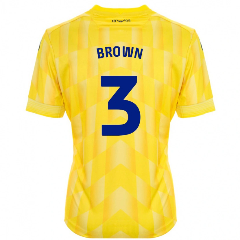 Danxen Kid Ciaron Brown #3 Yellow Home Jersey 2024/25 T-Shirt