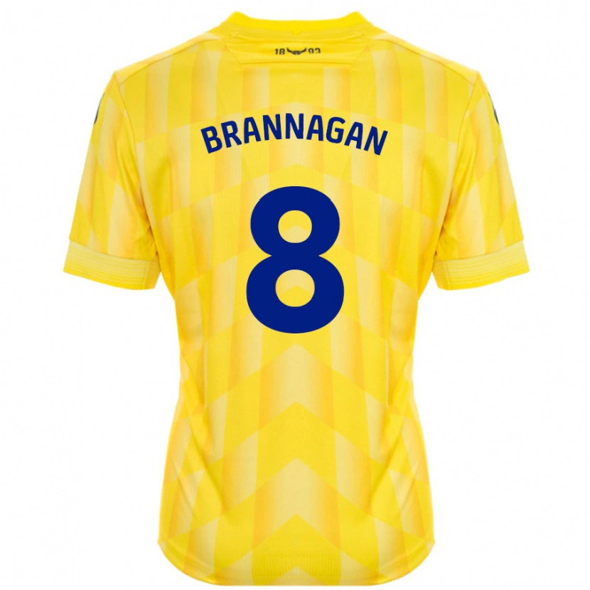 Danxen Kid Cameron Brannagan #8 Yellow Home Jersey 2024/25 T-Shirt