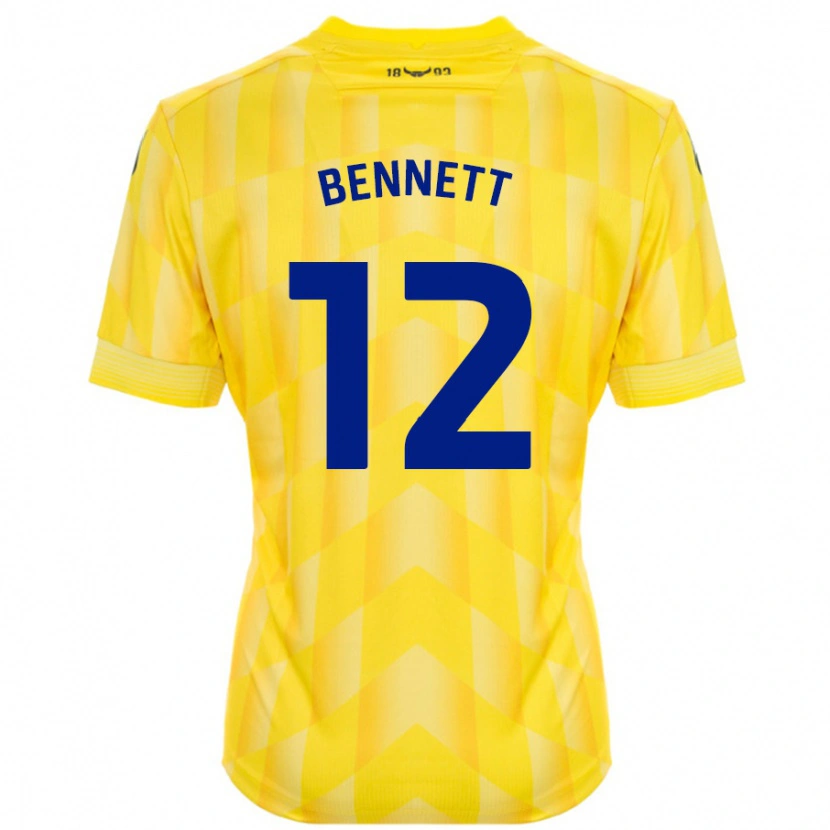 Danxen Kid Joe Bennett #12 Yellow Home Jersey 2024/25 T-Shirt