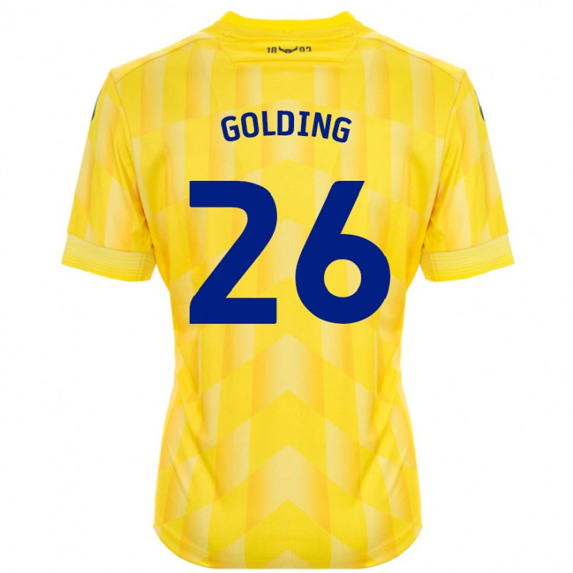 Danxen Kid James Golding #26 Yellow Home Jersey 2024/25 T-Shirt