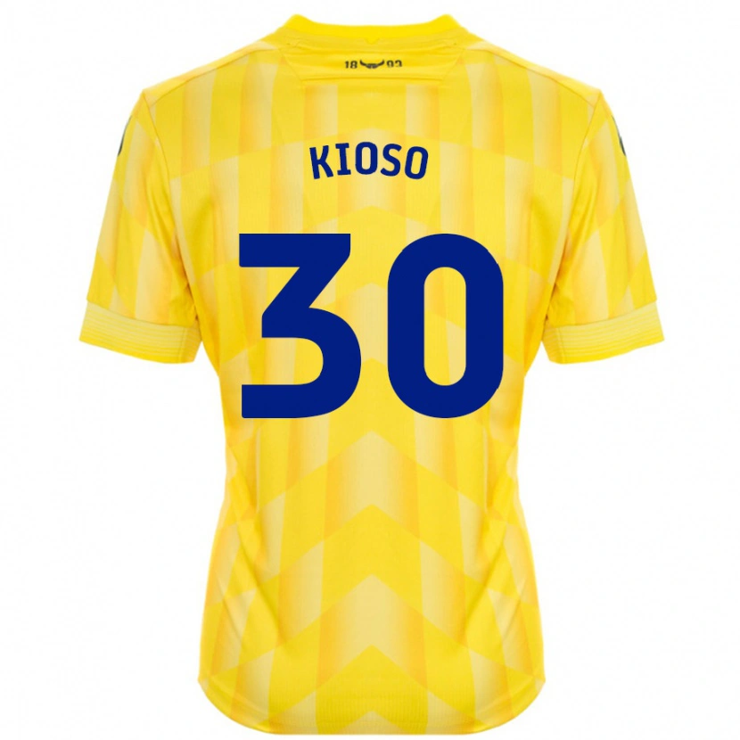 Danxen Kid Peter Kioso #30 Yellow Home Jersey 2024/25 T-Shirt