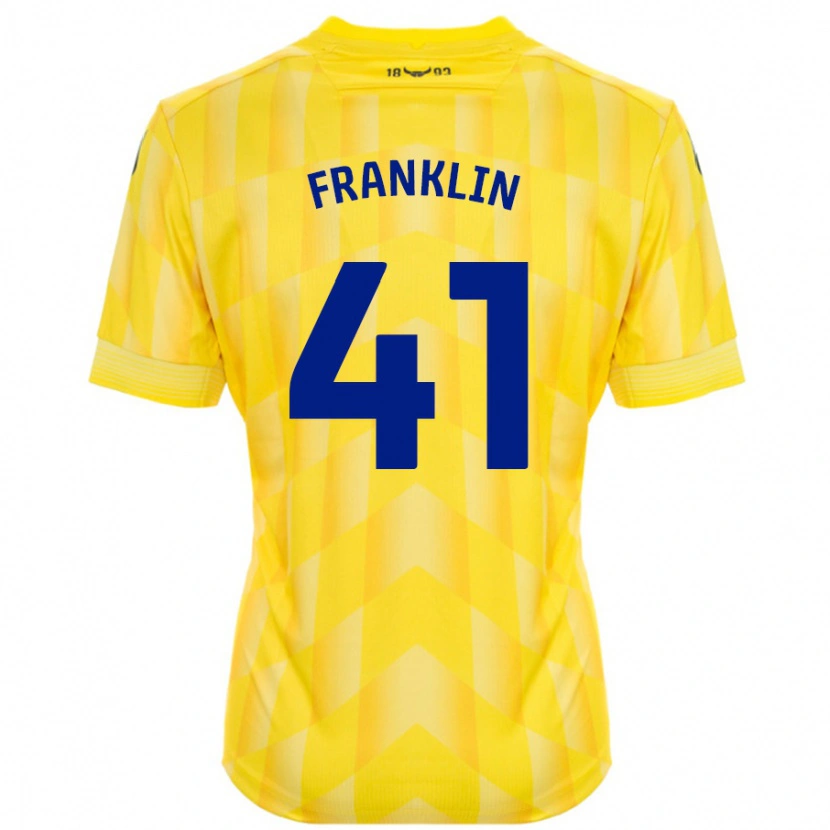 Danxen Kid George Franklin #41 Yellow Home Jersey 2024/25 T-Shirt