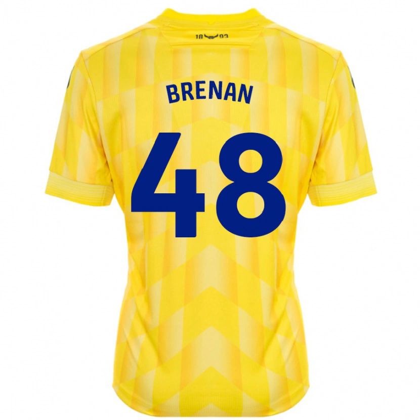 Danxen Kid Tobias Brenan #48 Yellow Home Jersey 2024/25 T-Shirt