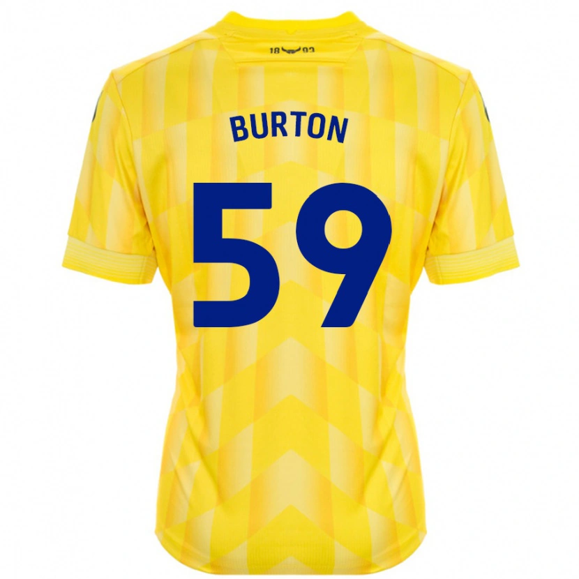 Danxen Kid Kasway Burton #59 Yellow Home Jersey 2024/25 T-Shirt