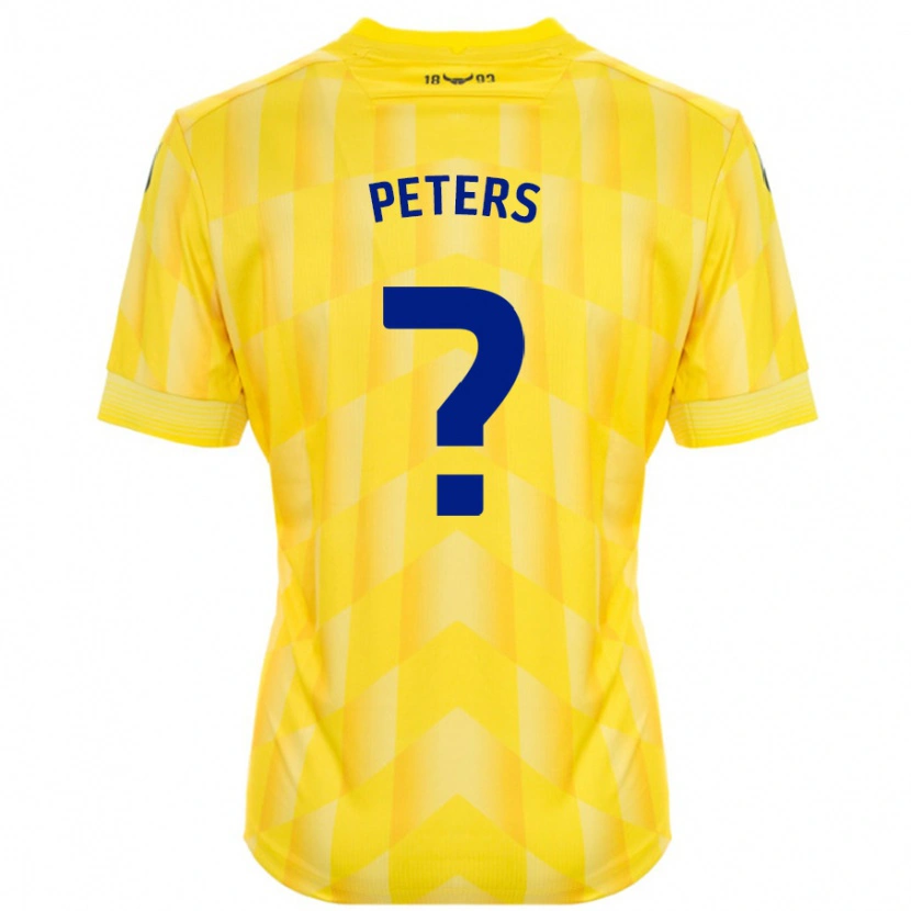 Danxen Kid Molly Peters #0 Yellow Home Jersey 2024/25 T-Shirt