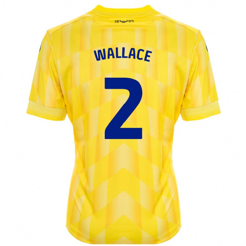 Danxen Kid Emily Wallace #2 Yellow Home Jersey 2024/25 T-Shirt