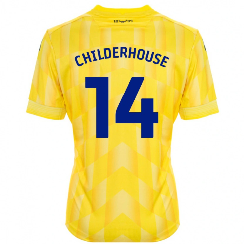 Danxen Kid Molly Childerhouse #14 Yellow Home Jersey 2024/25 T-Shirt